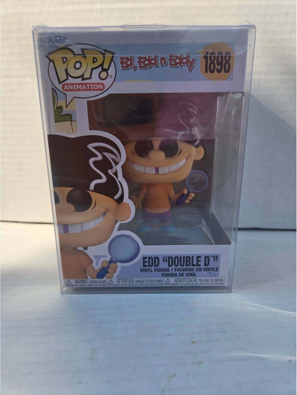 Funko Pop! Animation Ed, Edd n Eddy Edd "Double D" Vinyl Figure #1898 Collectors